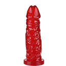 Pênis em Jelly Super Macio e Flexível Vermelho 18,5 x 4 CM