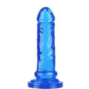 Pênis macio e flexível 12,5 x 2,8 cm cor Azul