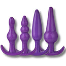 YAM BALLS Plug Anal kit com 4 formatos e tamanhos diferentes